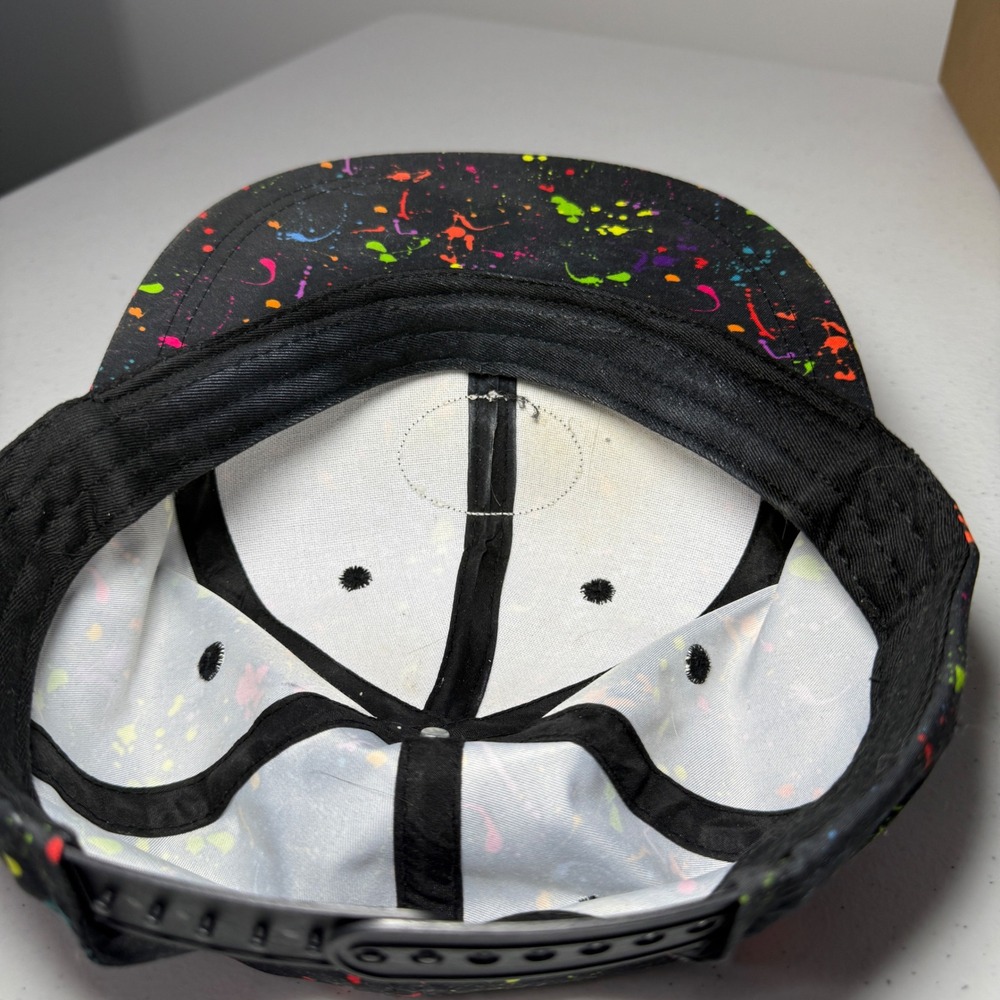 Universal Studios Black Multicolor Splatter Paint… - image 7